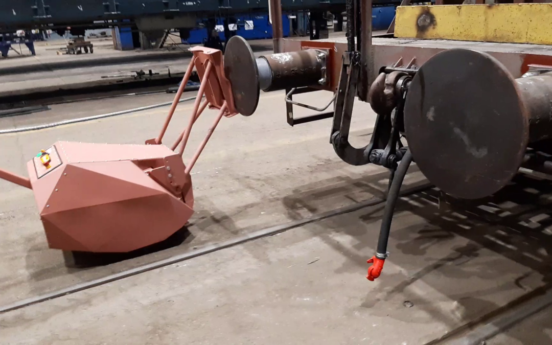 RAILWAY WAGON PUSHER